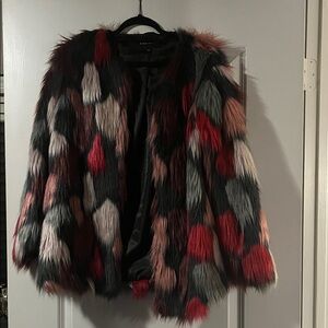 Parisian Works Vibrant Faux Fur Jacket